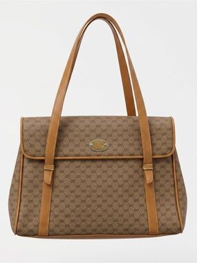 GUCCI Vintage Micro GG Pattern Top Handle Shoulder Bag